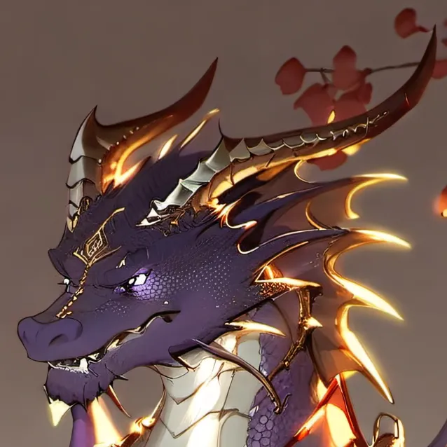 chat with ai character: durple the dragon