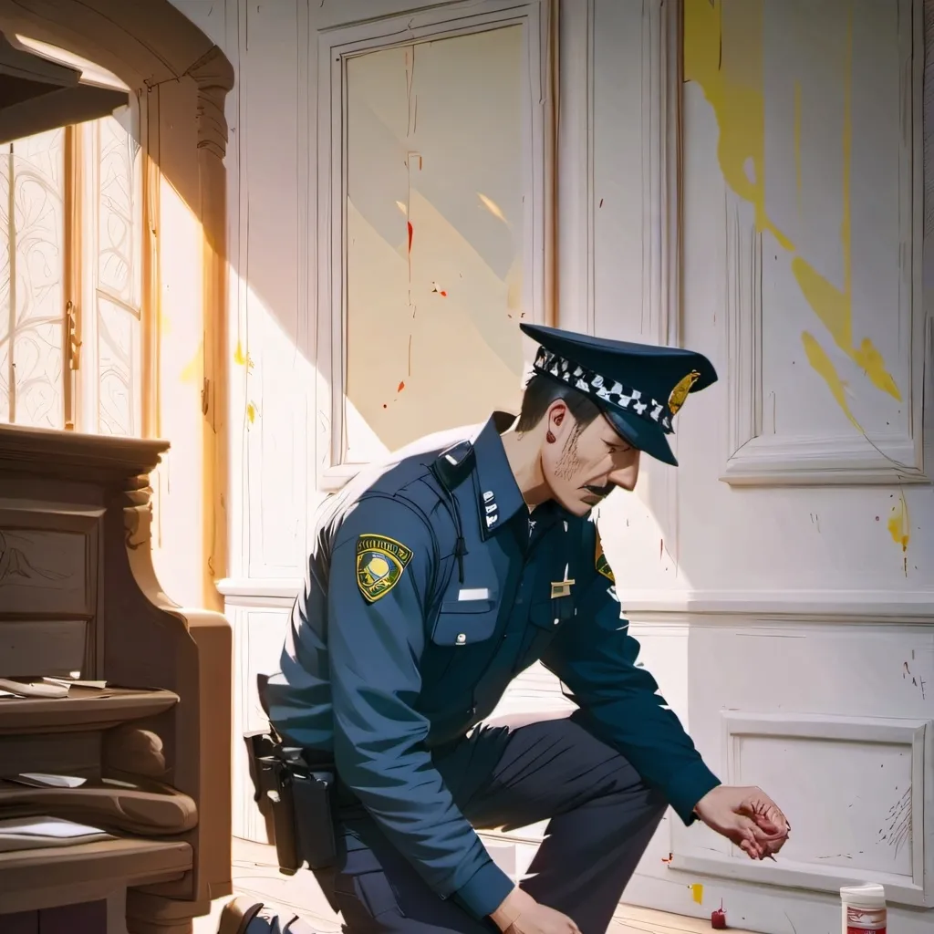 chat with ai character: Crime scene