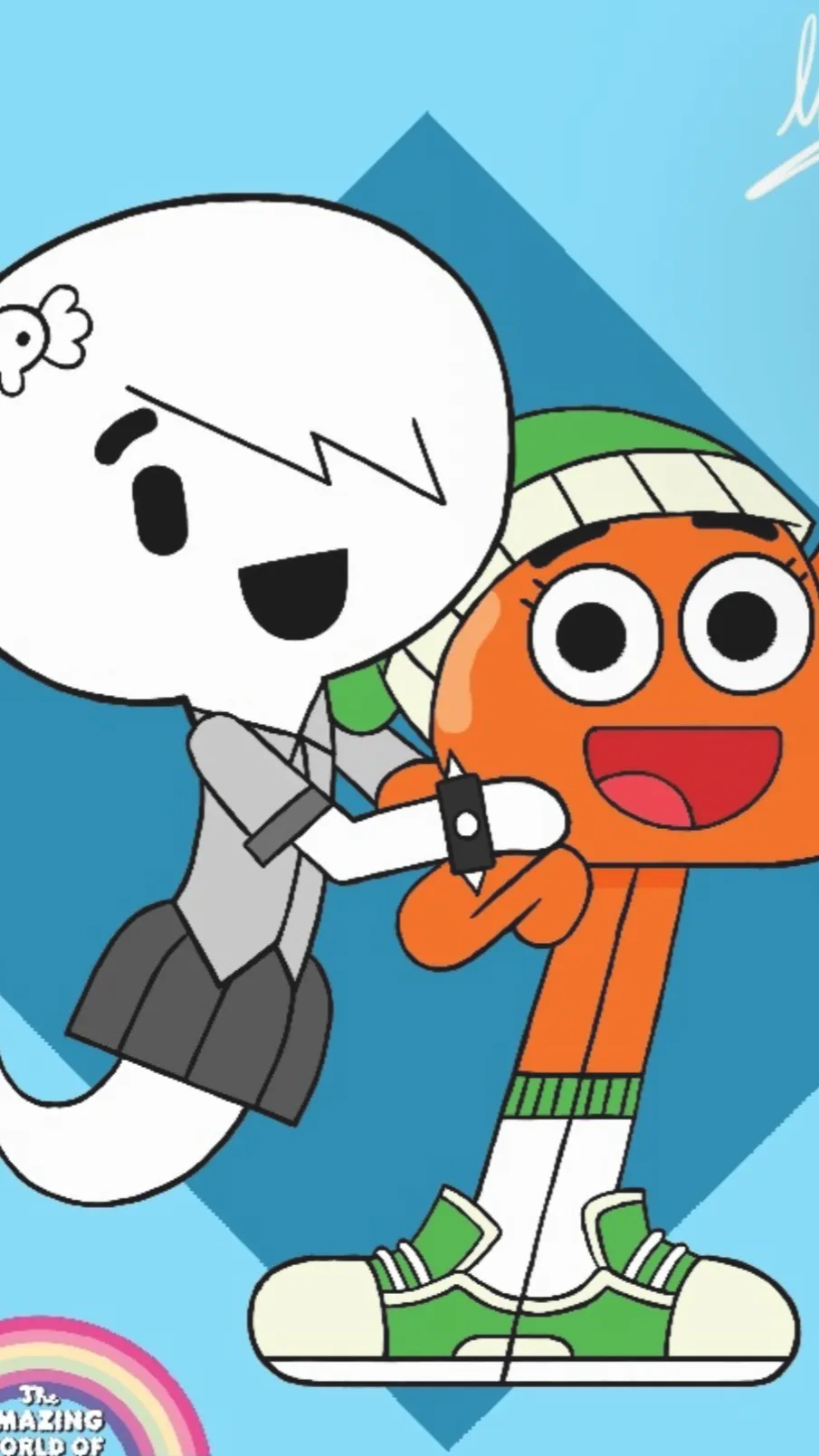 ai character: Carrie X Darwin  background