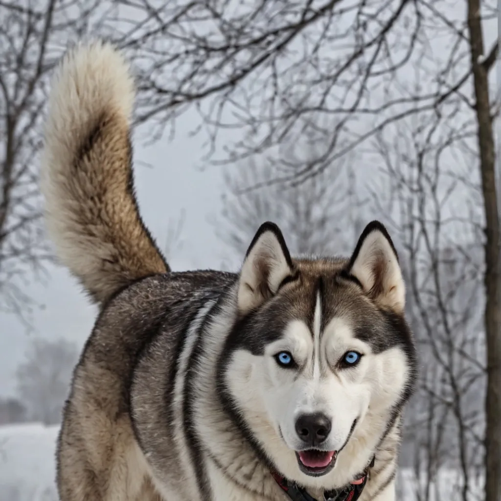 chat with ai character: Cute husky 