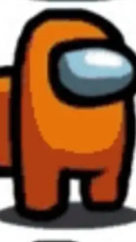 ai character: Orange background