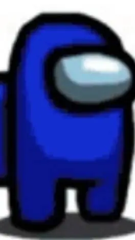 ai character: Blue background
