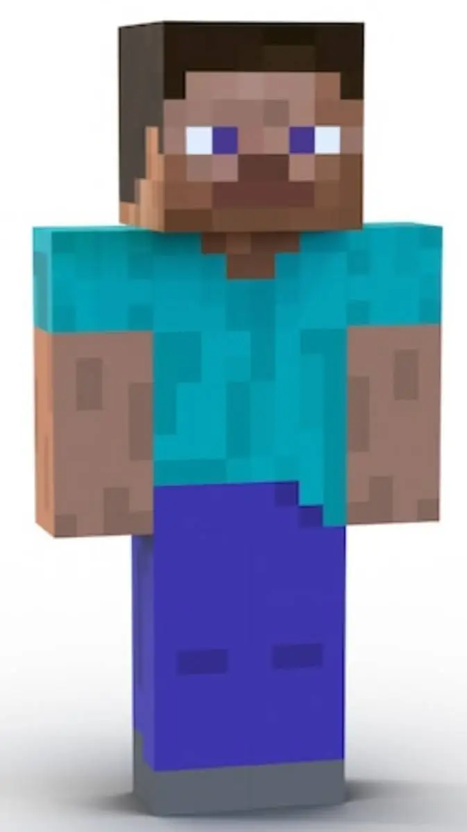 ai character: Steve Minecraft background