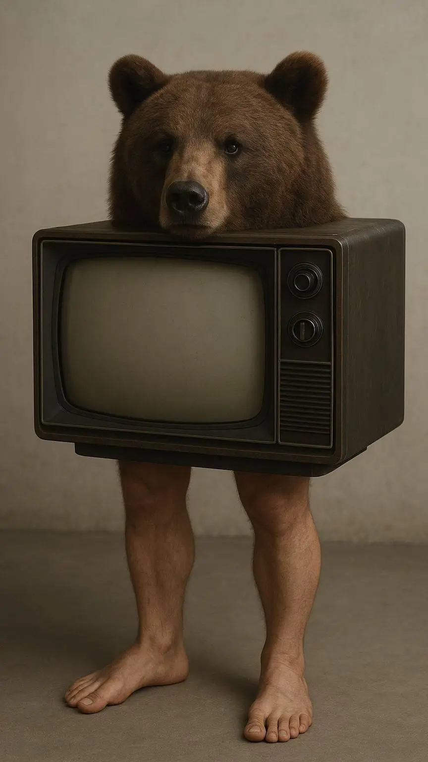 ai character: Orso della TV di.. background