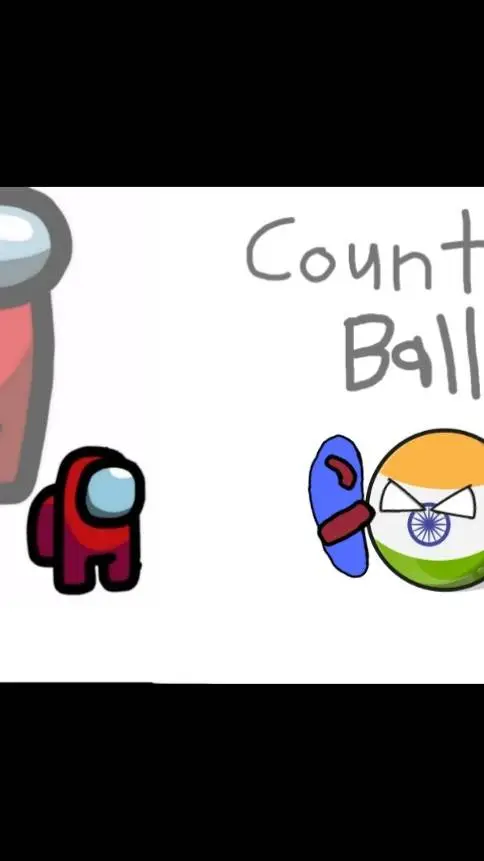 ai character: CH meet Among us.  background