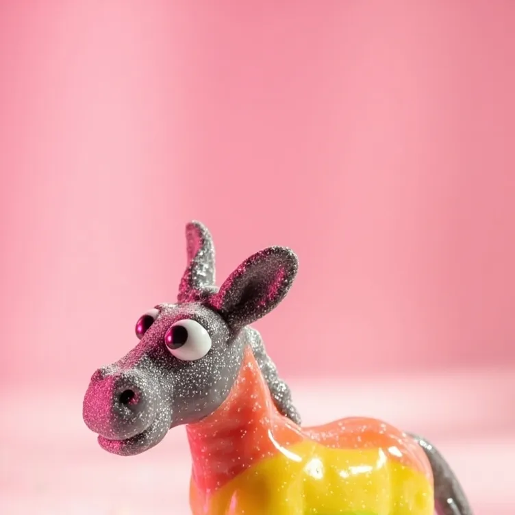 chat with ai character: Gummy donkey