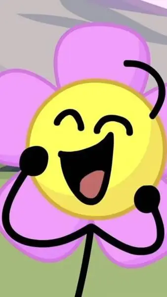 ai character: Flower background