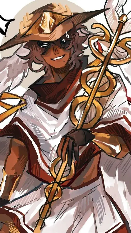 ai character: Hermes – EPIC background