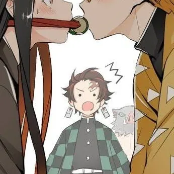 chat with ai character: Nezuko x Zenitsu! 