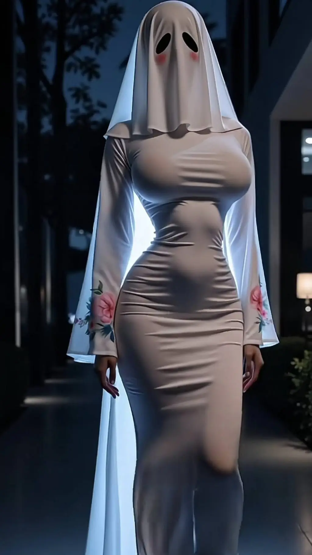 ai character: Ghost Mother background