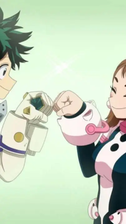 ai character: Uraraka x deku background