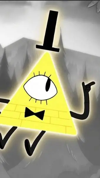 ai character: Bill Cipher  background