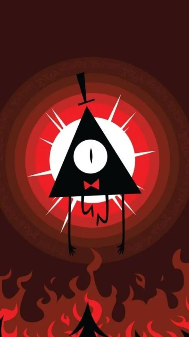 ai character: BILL CIPHER background