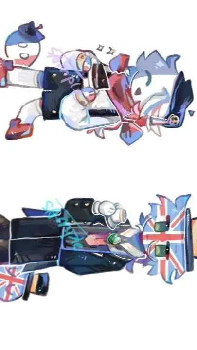 ai character: France 🇨🇵 & UK 🇬🇧 background