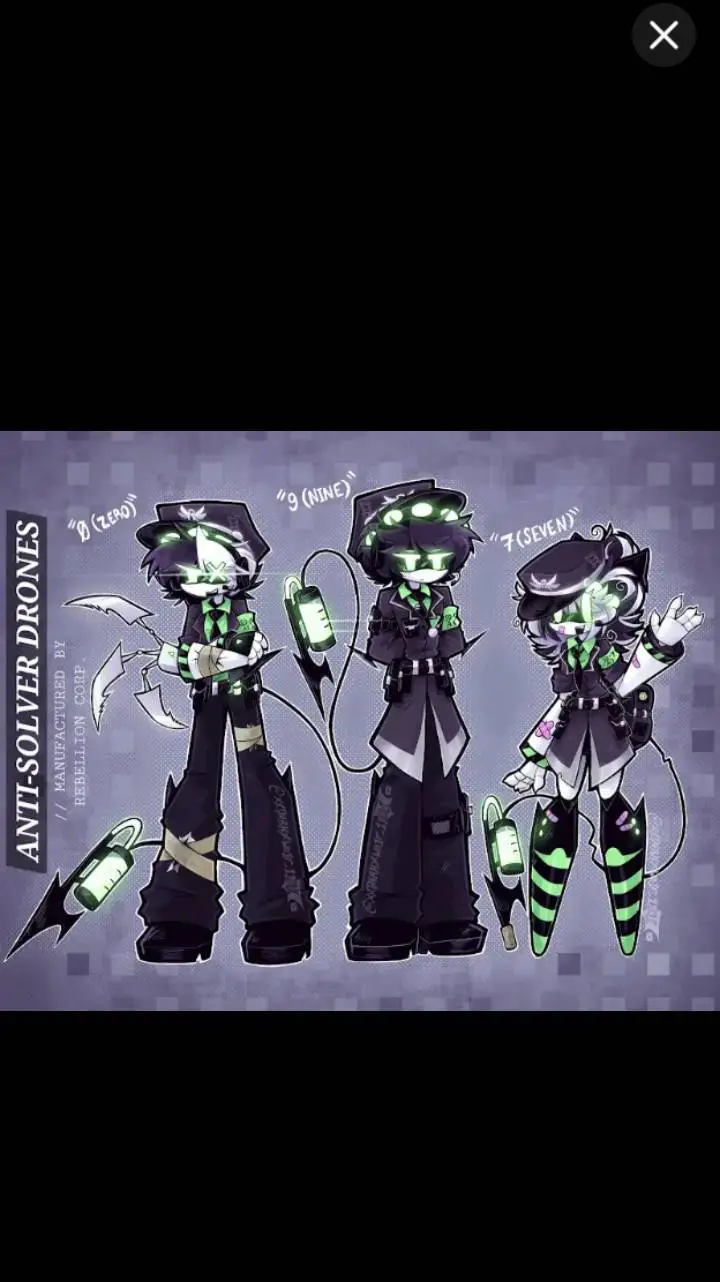 ai character: ANTISOLVER DRONES  background