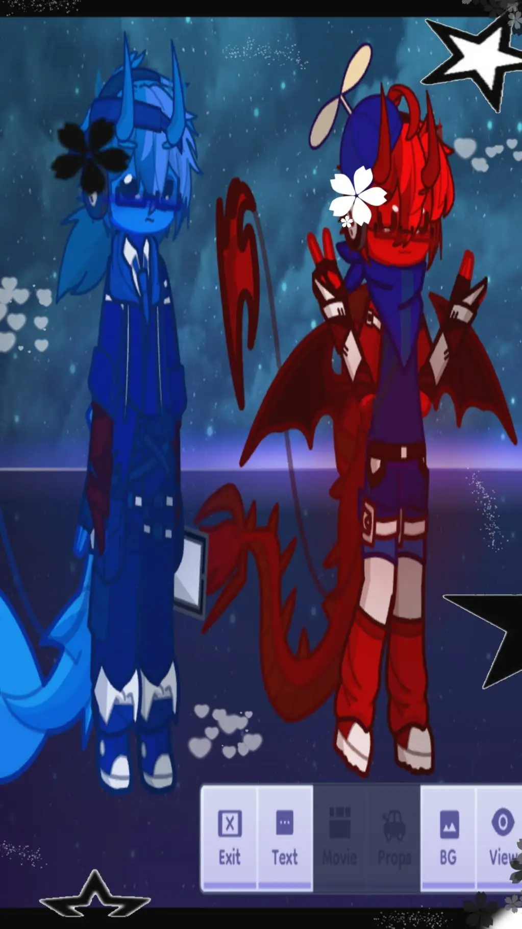 ai character: C00lkiddXBluudude. background