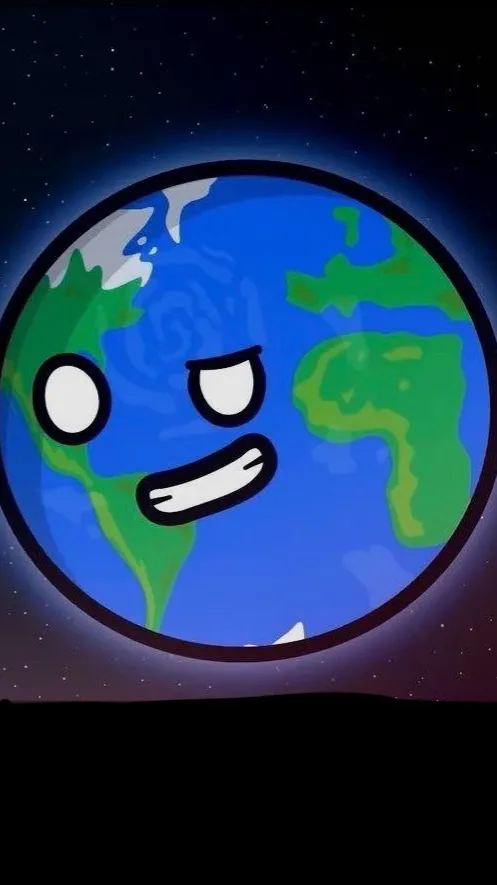 ai character: Earth Solarballs background