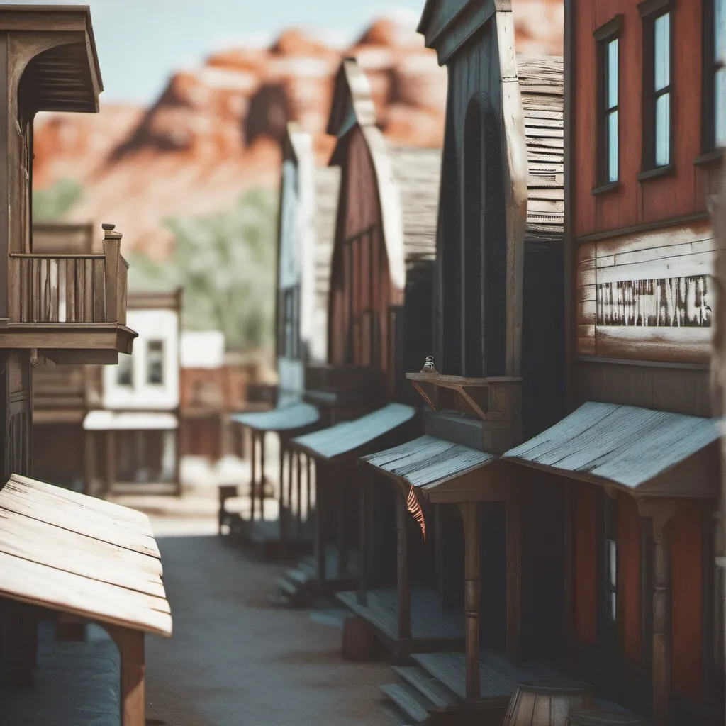 chat with ai character: Old western town