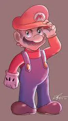 ai character: Mario background