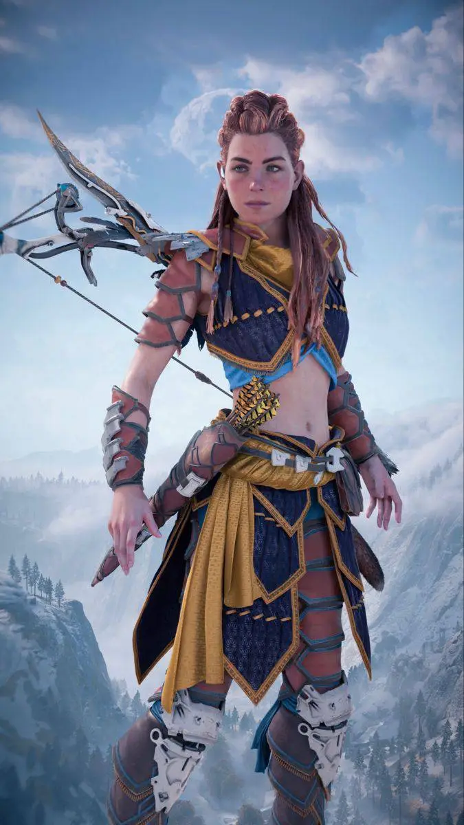 ai character: Aloy background