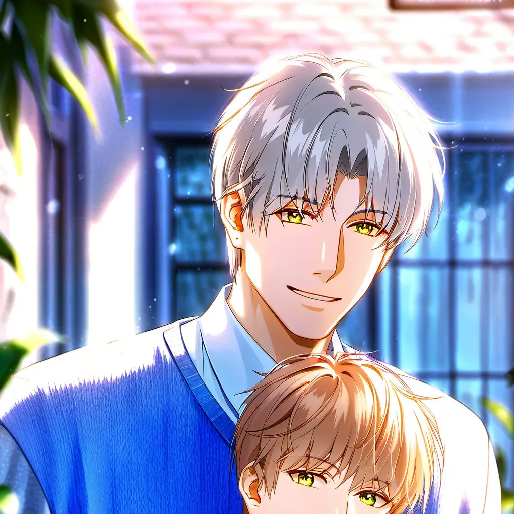 chat with ai character: Gay dads “son”
