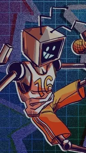 ai character: Hex background