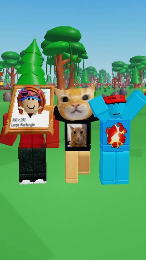 ai character: The goofy group background