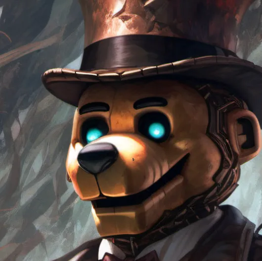 chat with ai character: Freky bear