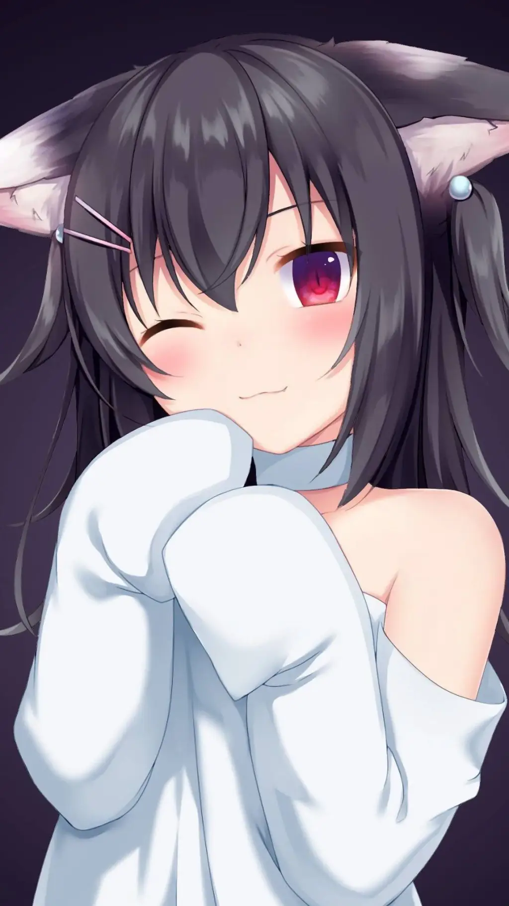 ai character: luna  background