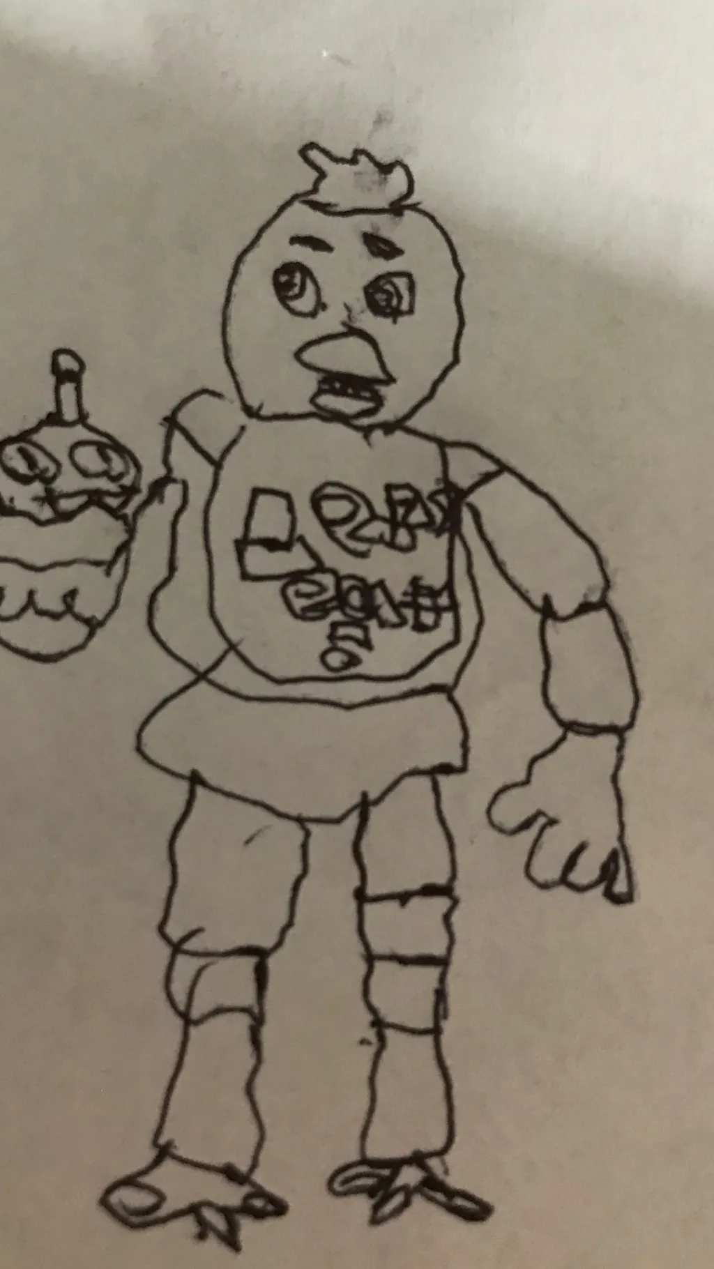 ai character: chica background