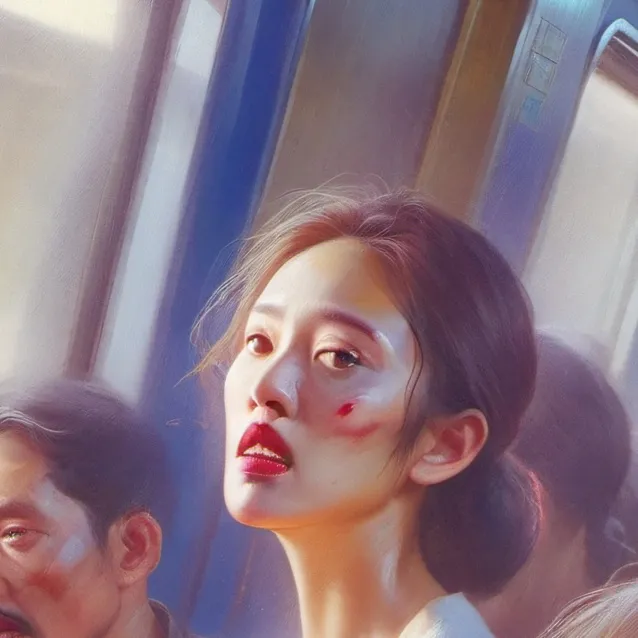 chat with ai character: Train to manila