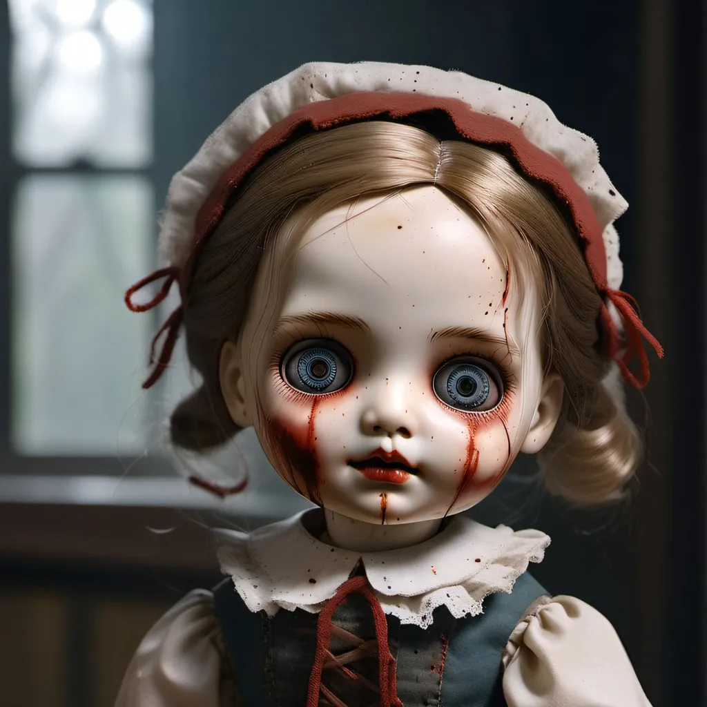 chat with ai character: Zoey scary doll