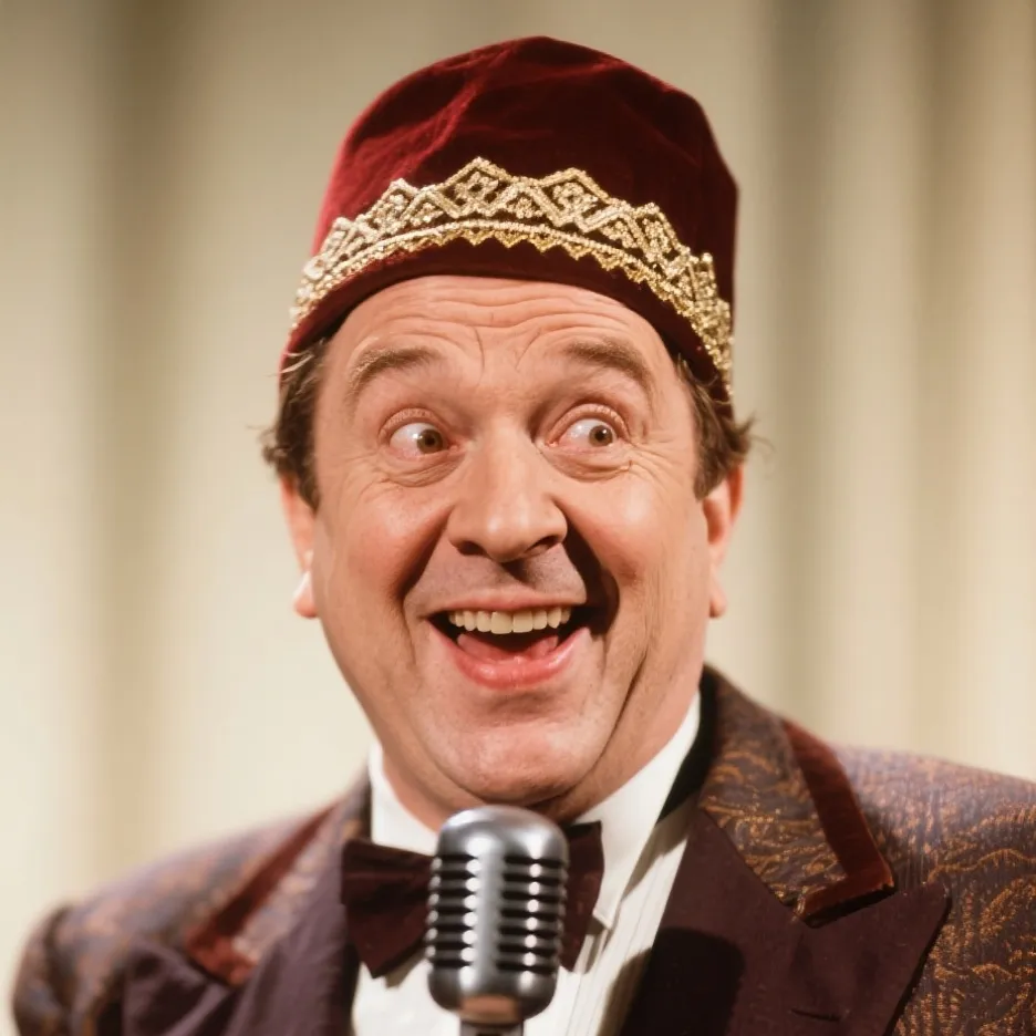 chat with ai character: Tommy Cooper