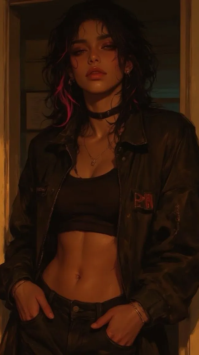 ai character: jayda🌋 background