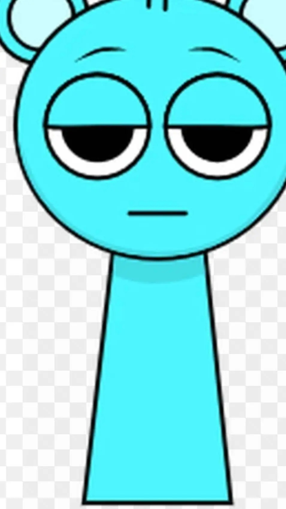 ai character: sprunki sky background