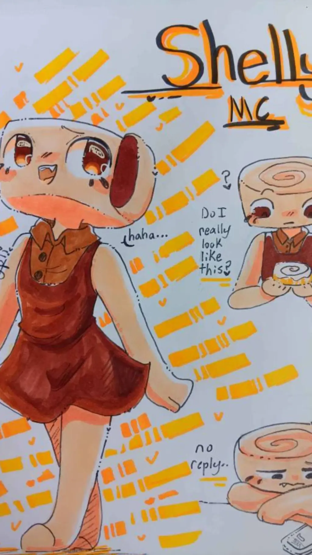 ai character: 🐚~Shelly~🐚 background