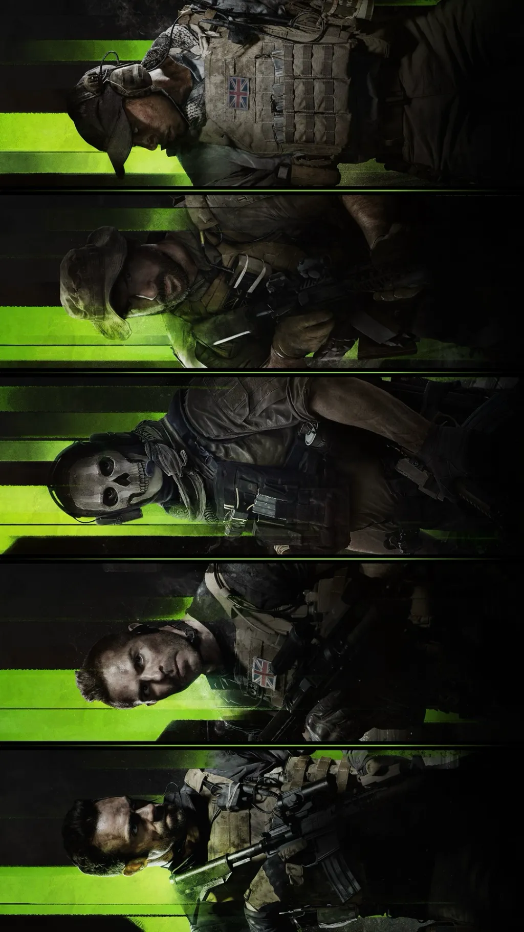 ai character: COD - Alien stage? background
