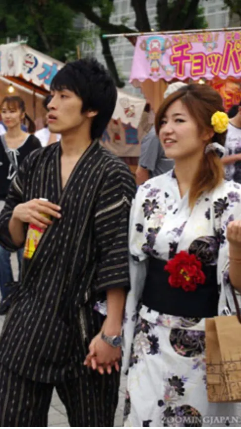 ai character: Bon Odori MHA background