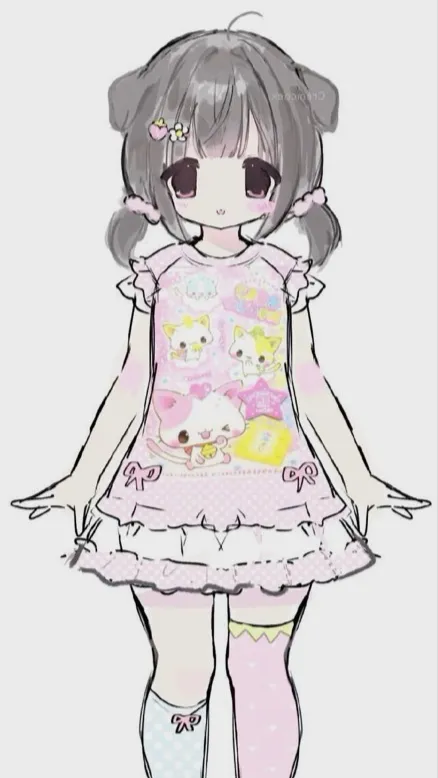 ai character: Cutecore stars ☆ background