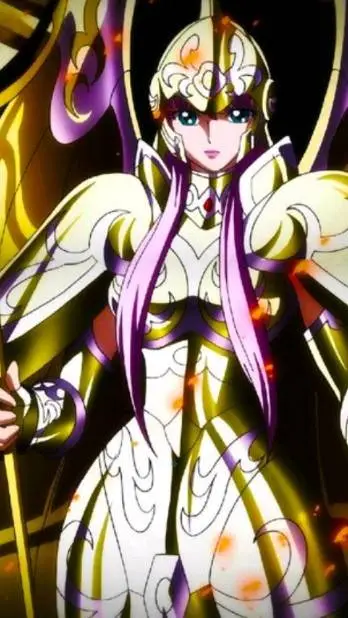 ai character: Athena Saori background