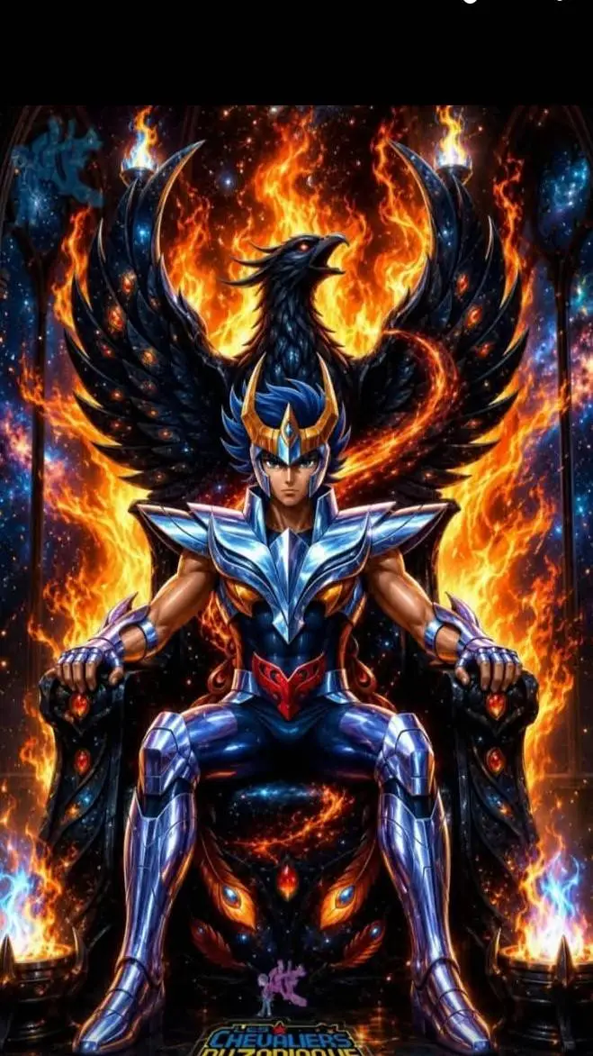 ai character: Ikki de Fênix  background