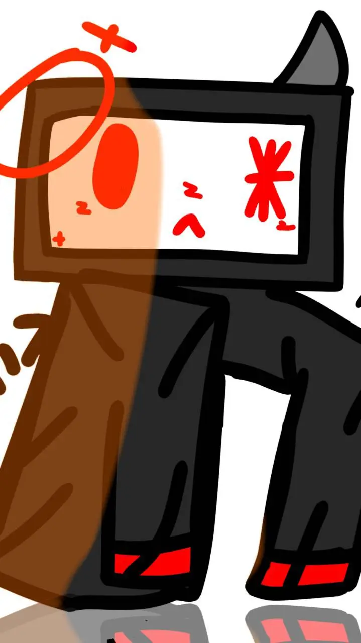ai character: Little Cor.Red Tv background