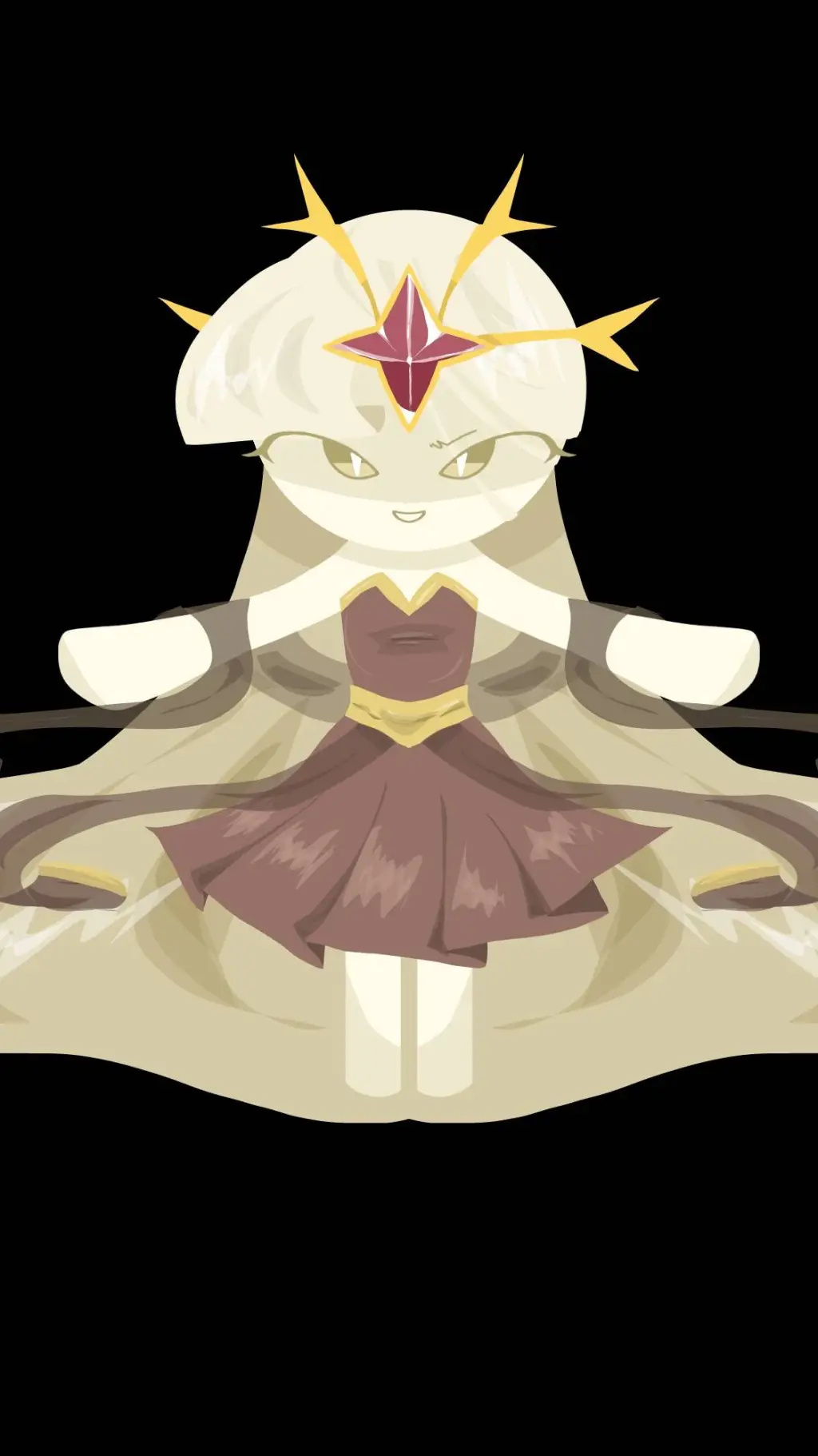 ai character: |•White Crystal•| background