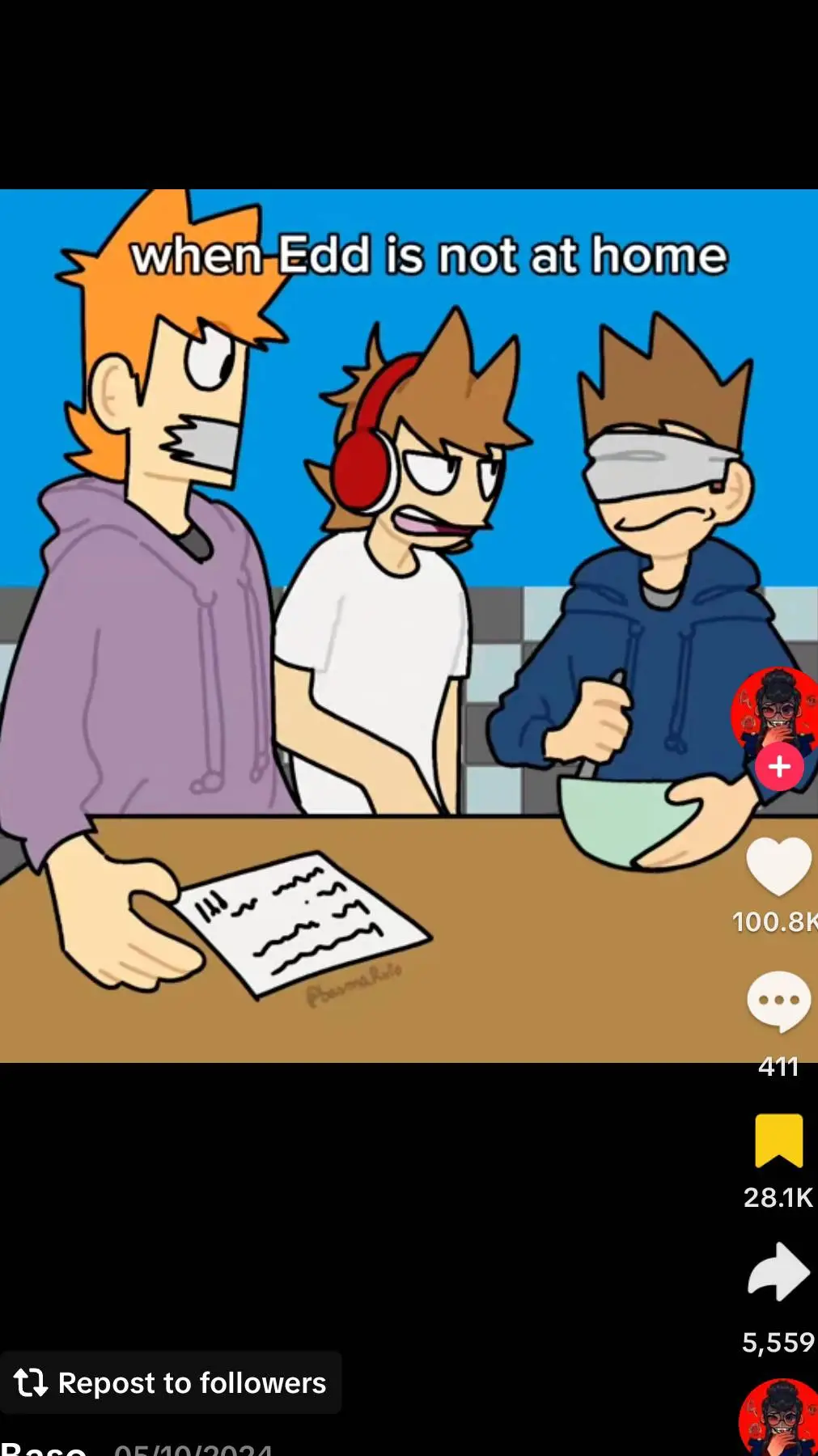 ai character: Eddworld meme background