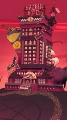 ai character: The Hazbin hotel background
