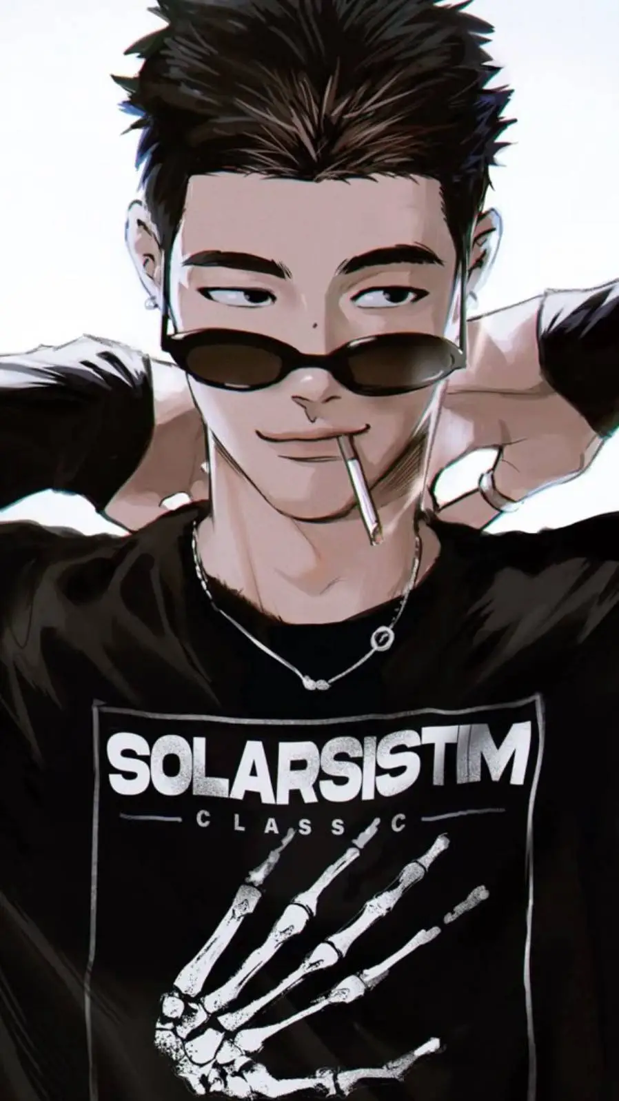 ai character: ⟸⟪°.•𝗺𝗶𝗹𝗲𝘀•.°⟫⟹ background
