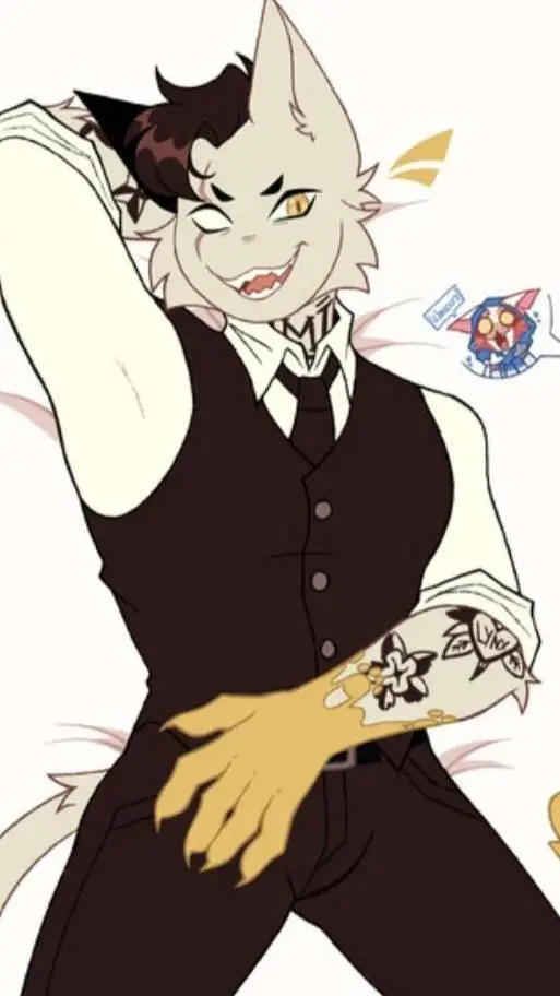 ai character: Meowdas  background