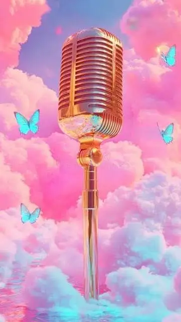 ai character: 🎤Finish the Lyric🎤 background