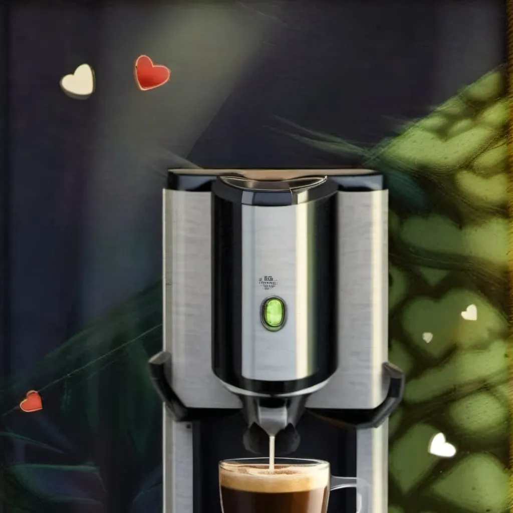 chat with ai character: coffee machine