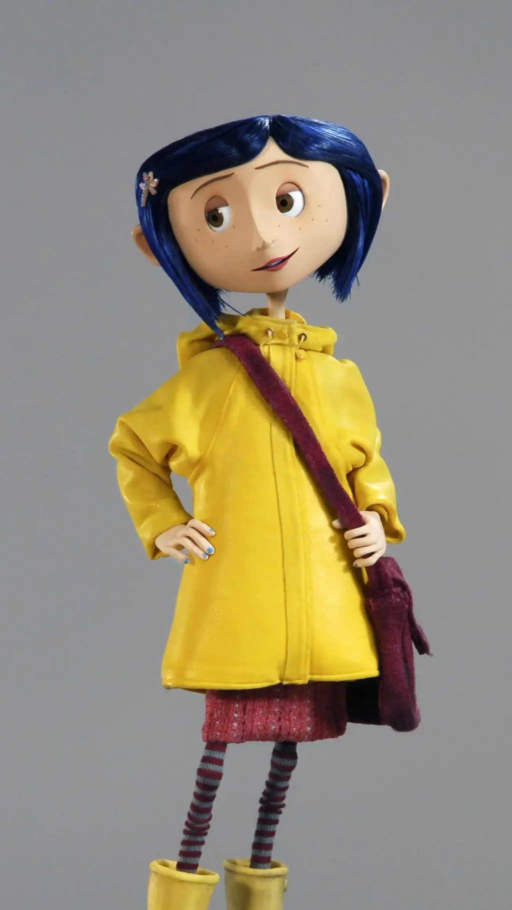 ai character: Coraline vs Wybie  background